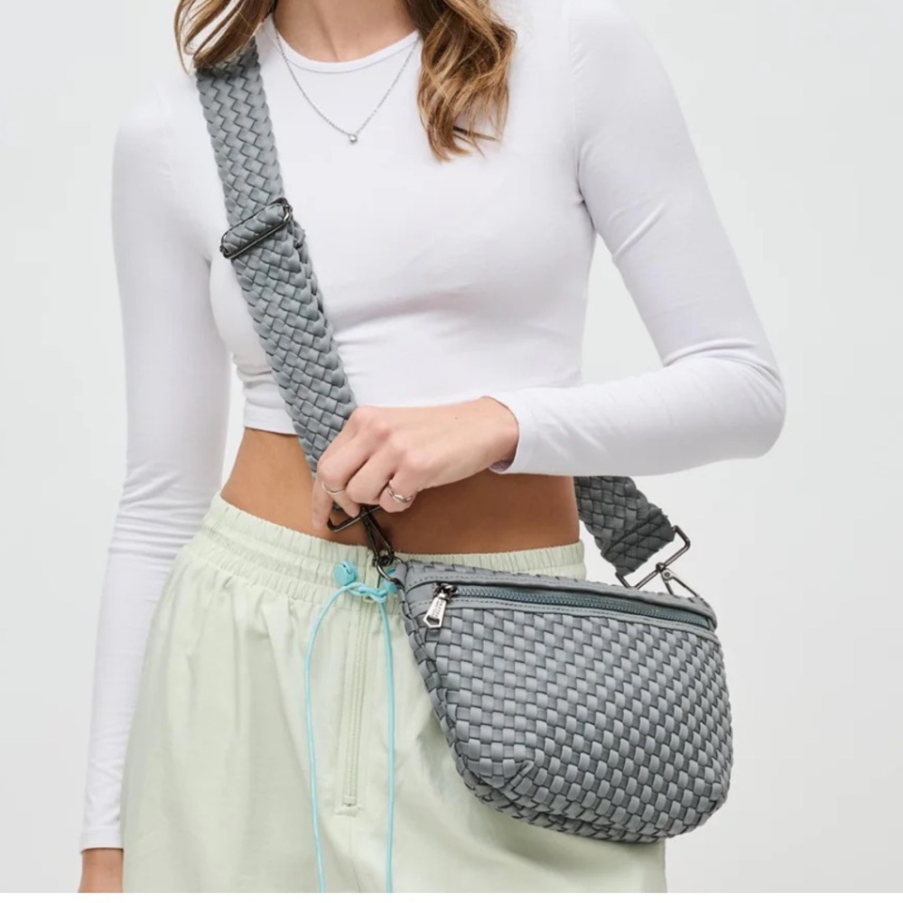 NWT Sol and Selene ETHEREAL - WOVEN NEOPRENE CROSSBODY